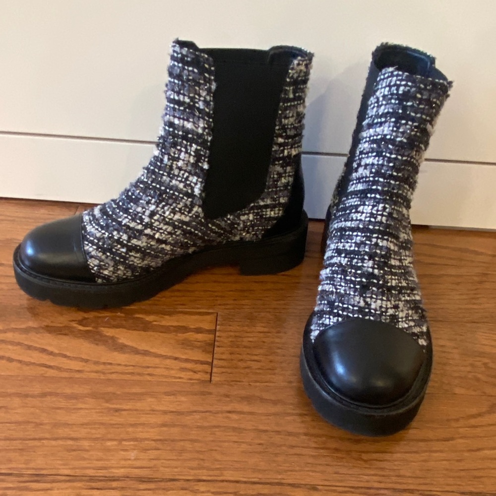 Stuart Weitzman Tweed Bootie